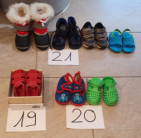 Scarpe, ciabatte dal 19 al 27