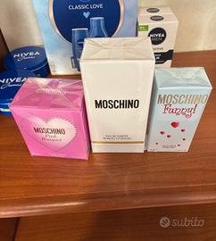 3 profumi Moschino nuovi , originali , sigillati