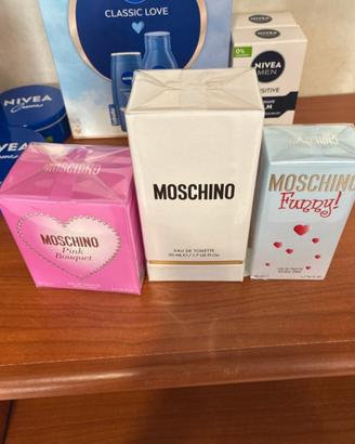3 profumi Moschino nuovi , originali , sigillati