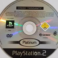 PlayStation 2 cd Crash Twinsanity Patinum