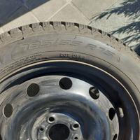 4 gomme invernali con cerchi in ferro