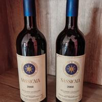 lotto vino sassicaia 2008