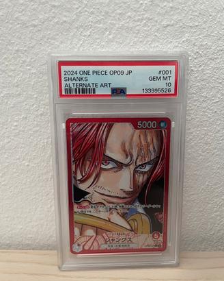 Shanks leader OP-09 PSA10 jap