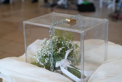 Teca in plexiglas + sacchetto chiavi
