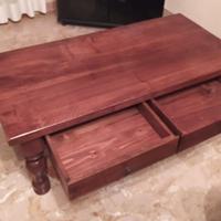 Tavolino in massello per soggiorno