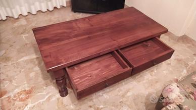 Tavolino in massello per soggiorno