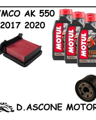 TAGLIANDO AK 550 17-20 MOTUL 7100