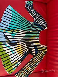 Maglia fantasia con manica 3/4