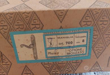 Maniglie per porte interne in ottone bronzate