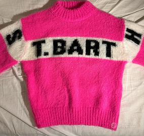 Maglione fucsia bambina