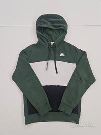Felpa con cappuccio Nike verde XS uomo