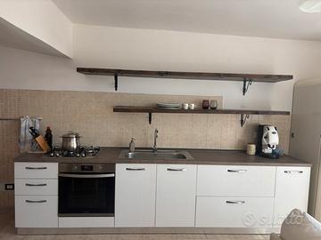 Cucina 3,30m bianco frassino