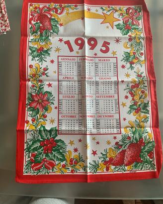 Strofinaccio/calendario da cucina 1995