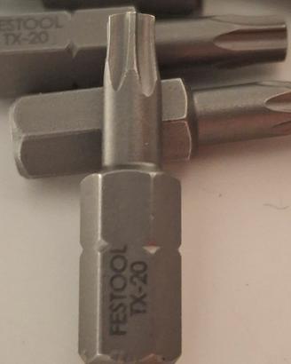 n.10 inserti festool TX 20 