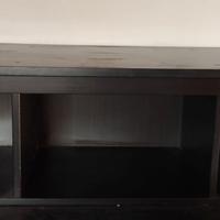 Pensile nero Ikea a 3 scomparti