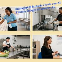Addetta alle pulizie, tuttofare in cucina partime