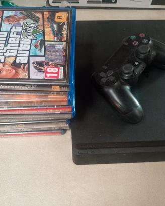 PlayStation 4 slim 500GB con 10 Giochi