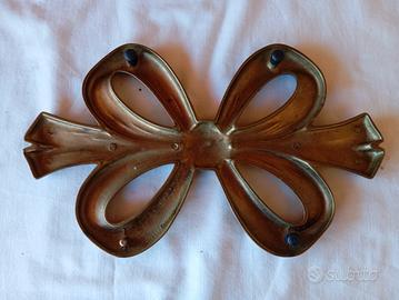 sotto pentola vintage in ottone 