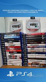 Lotto giochi PS4 playstation 4 compatibili con Ps5