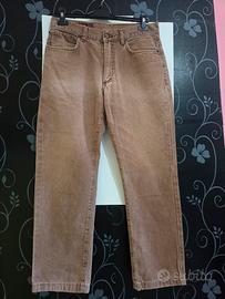 Jeans Marlboro Classics W33 L34 Marrone Vintage 