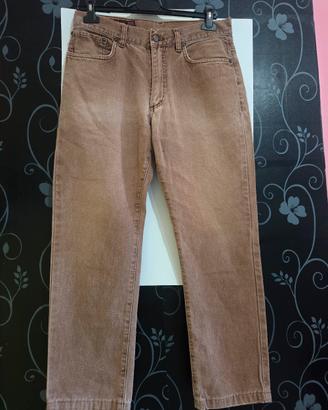 Jeans Marlboro Classics W33 L34 Marrone Vintage 