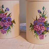 due paralumi ,lampade vintage