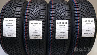 4 GOMME 205 60 16 DUNLOP BR1500
