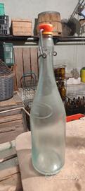 50 bottiglie in vetro trasparenti 