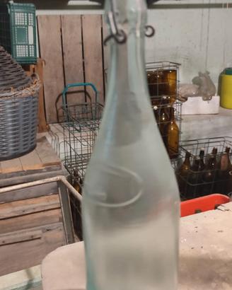 50 bottiglie in vetro trasparenti 