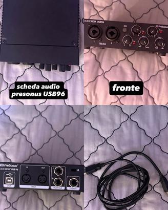 bundle registrazione (s. audio, microfono, cuffie)