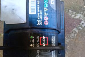 batteria auto 60 ah nuova mai utilizzata