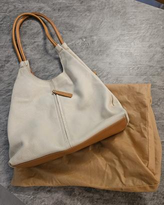 borsa in pelle a secchiello 