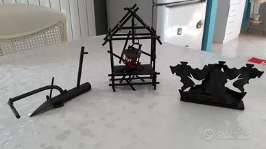 Oggetti in ferro battuto a mano