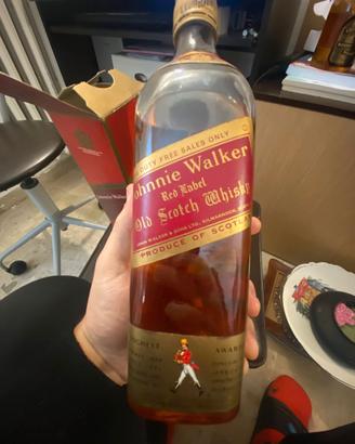 Johnnie Walker Red Label Old Scotch Whisky vintage