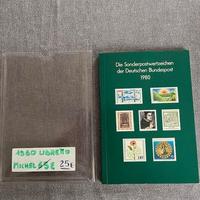 Libretto francobollli Germania+Berlino 1980.