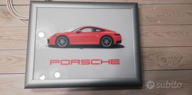 INSEGNA LUMINOSA DECORATIVA - Reclame Porsche