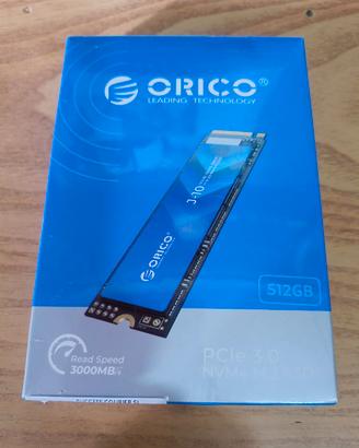 SSD ORICO J-10 512 gbyte M.2 NVMe PCIe Gen3 NUOVO