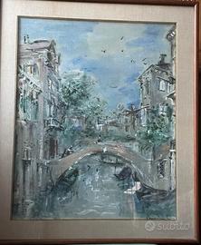 Bruno Martini , Venezia , 3 pitture ad olio