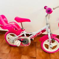 Bici bambina con rotelle 2/5 anni
