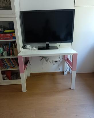 scrivania Ikea pahl rosa 96x58 cm regolabile