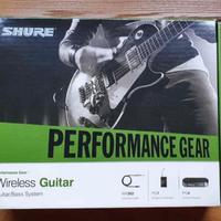 Shure radio trasmettitore wireless guitar radio ja