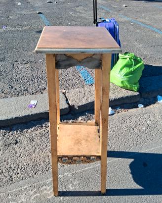 alzatina in legno vintage