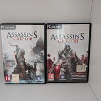 Assassin's Creed II e III per PC