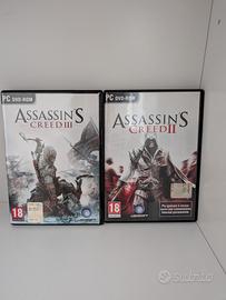 Assassin's Creed II e III per PC