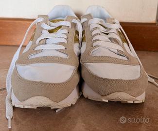 Saucony Jazz bianche, oro e beige – Taglia 38
