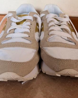 Saucony Jazz bianche, oro e beige – Taglia 38