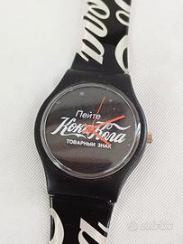 Orologio Coca-Cola cirillico anni 90 NUOVO