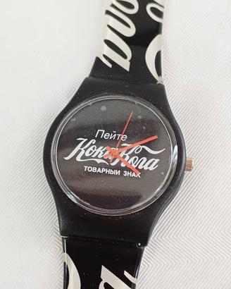 Orologio Coca-Cola cirillico anni 90 NUOVO