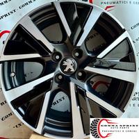 4 CERCHI IN LEGA R17 ORIGINALI PEUGEOT 208 GT LINE