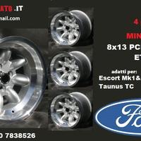 Cerchi minilite 8x13 4x108 et-6 ford